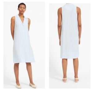Everlane The Linen Sleeveless Shirtdress